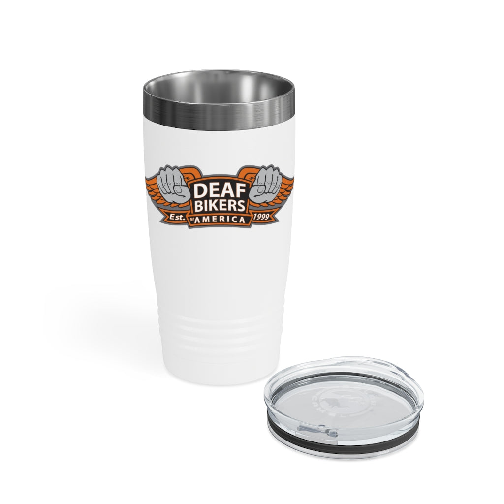 Deaf Bikers of America - Ringneck Tumbler, 20oz