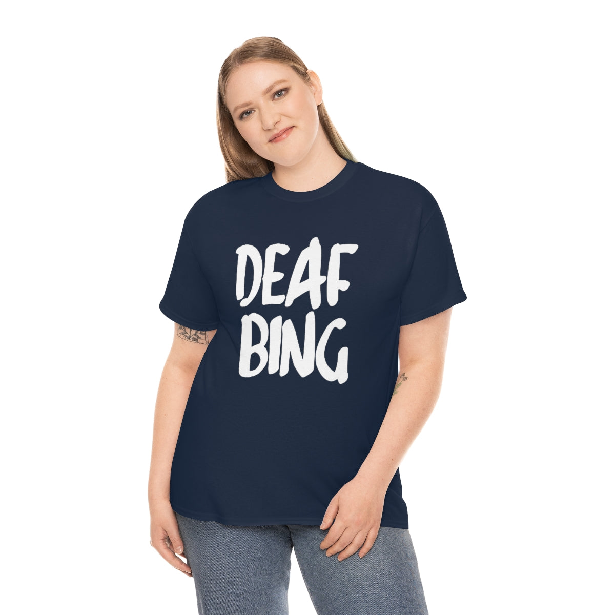 Deaf Bing - Deaf Bing Tees - Unisex Heavy Cotton Tee