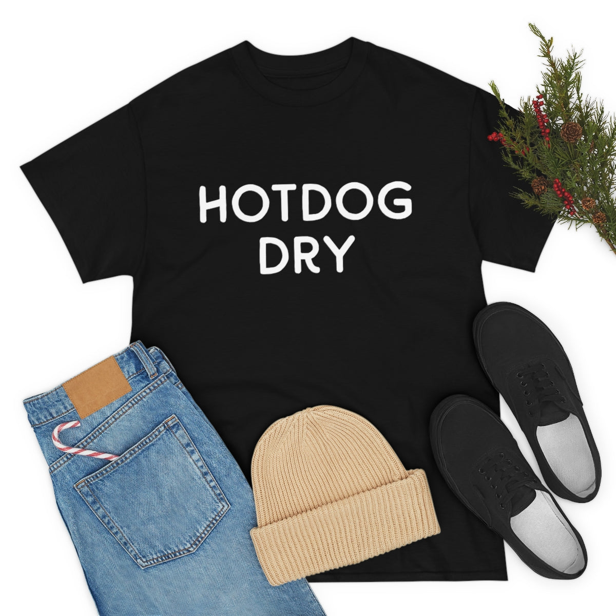 Hotdog Dry - Deaf Bing Tees - Unisex Heavy Cotton Tee