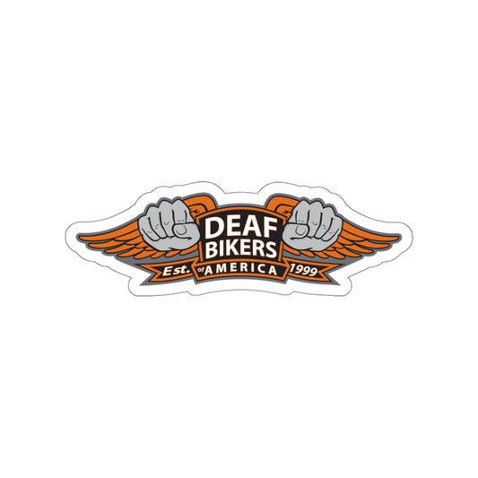 Deaf Bikers of America - Die-Cut Stickers