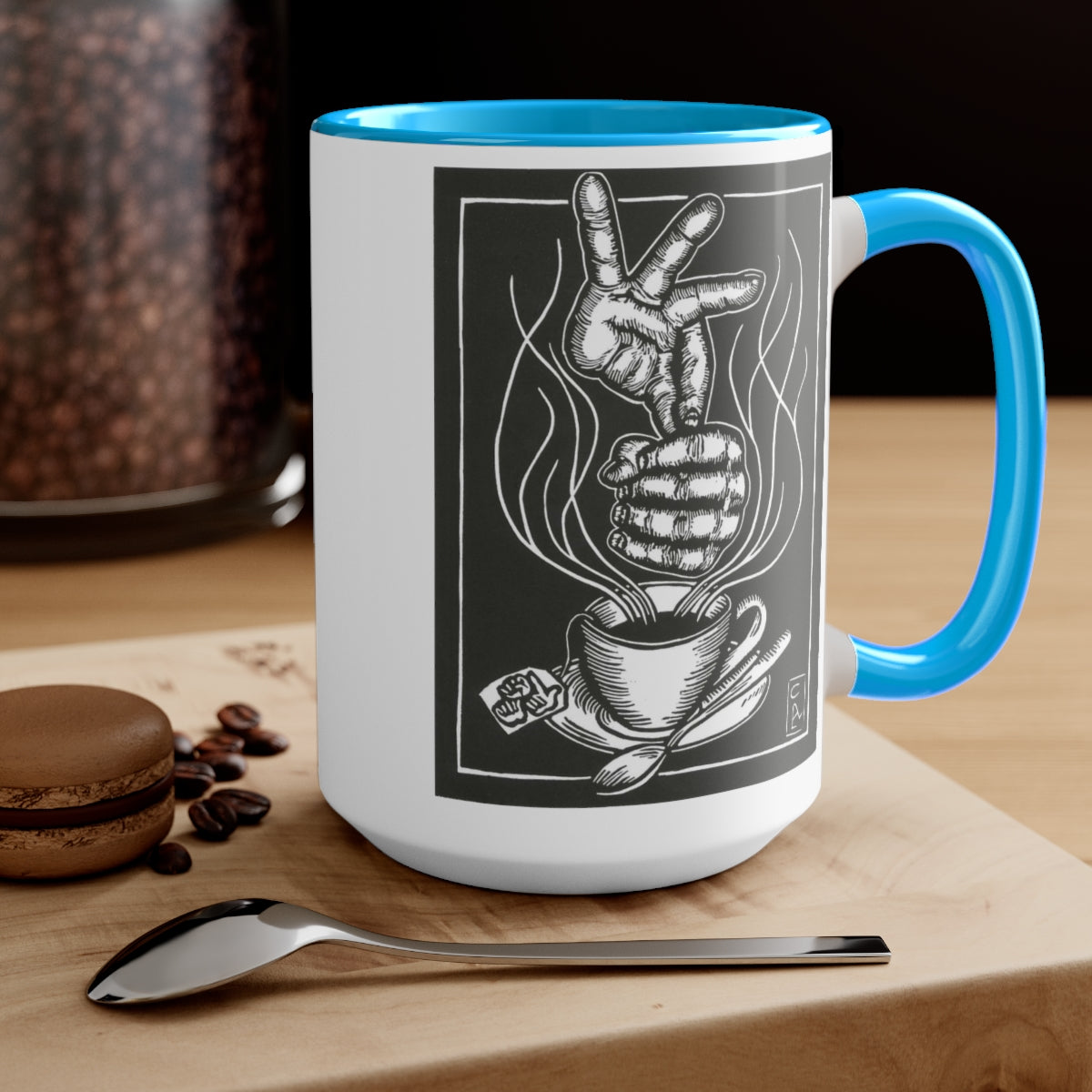 Tea mug - 15 oz - ASL - David Call Art