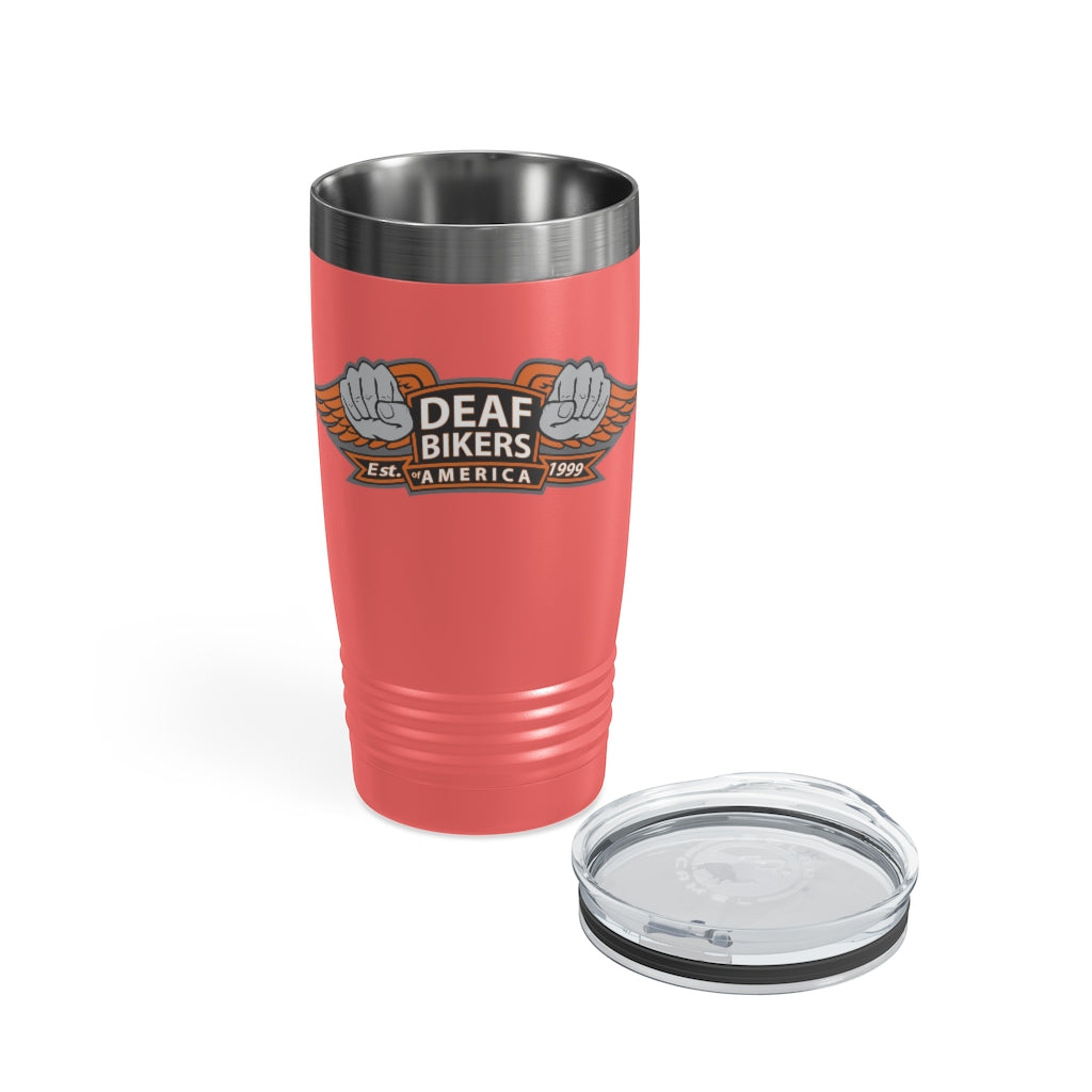 Deaf Bikers of America - Ringneck Tumbler, 20oz